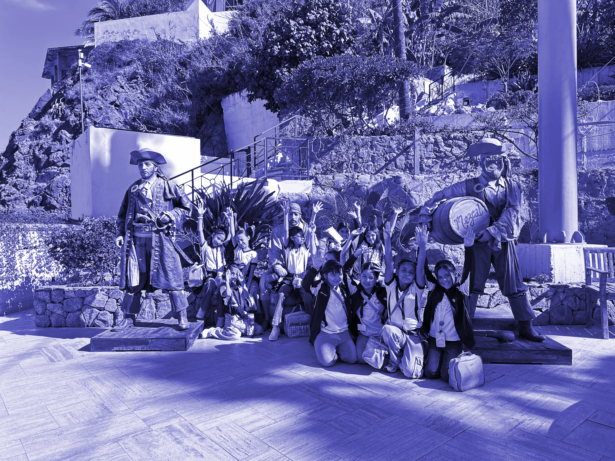 Alumnos del Colegio Montfort en una actividad cultural