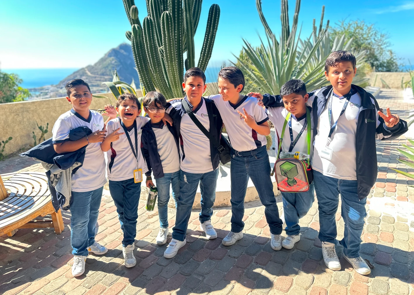 Grupo de alumnos del Colegio Montfort